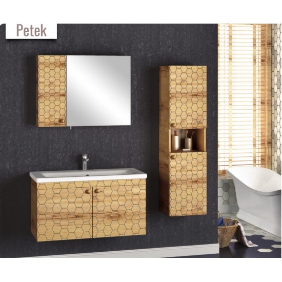 PETEK /  SAMİR BANYO DOLABI GOLD SERİSİ