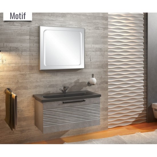 MOTİF/  SAMİR BANYO DOLABI GOLD SERİSİ