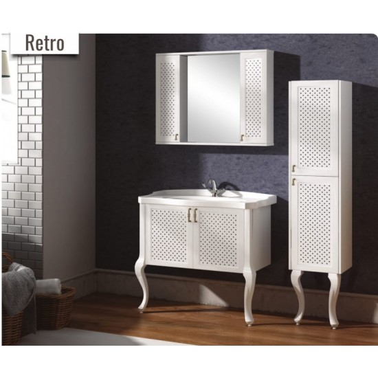 RETRO /  SAMİR BANYO DOLABI GOLD SERİSİ