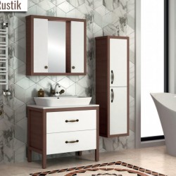 RUSTİK 2 /  SAMİR BANYO DOLABI GOLD SERİSİ 