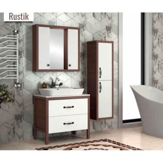 RUSTİK 2 /  SAMİR BANYO DOLABI GOLD SERİSİ