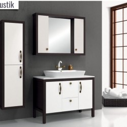 RUSTİK /  SAMİR BANYO DOLABI GOLD SERİSİ 