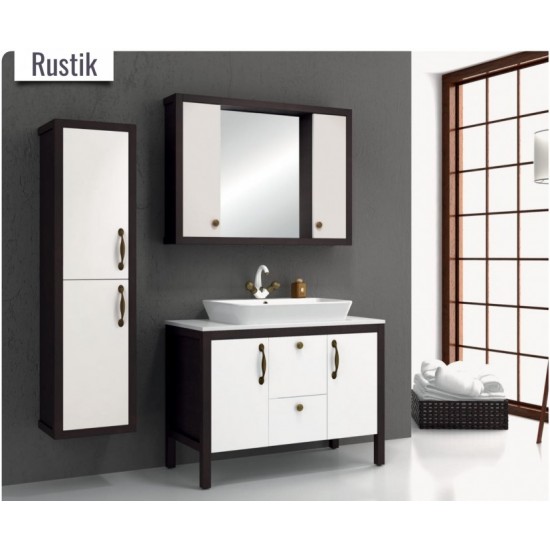 RUSTİK /  SAMİR BANYO DOLABI GOLD SERİSİ